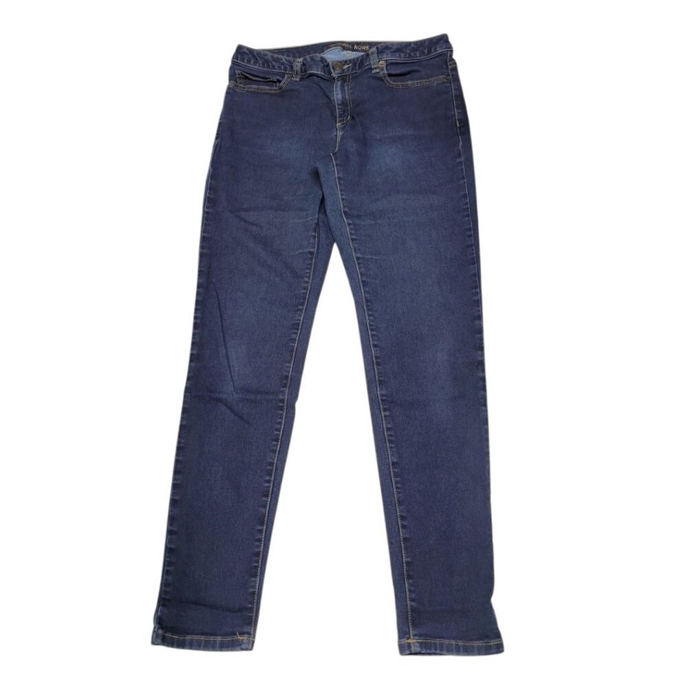 Michael Kors Jeans Dark Denim Izzy Skinny Womens Size 8 Small Modern Classic